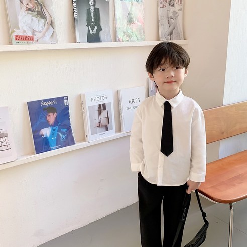 (당일배송) 남아정장 셔츠+넥타이+슬랙스 3종세트 초등학생남아입학룩