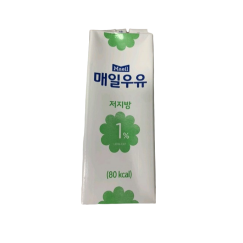 매일우유 저지방 1%, 200ml, 48개