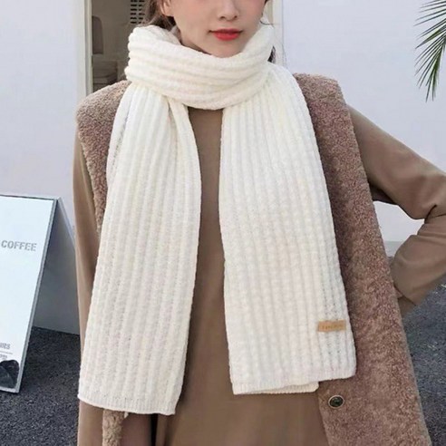 필시탐나 겨울 니트 목도리 꽈배기 머플러