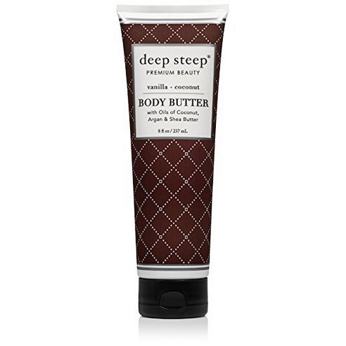Deep Steep 바디 버터, Vanilla - Coconut, 237ml, 1개