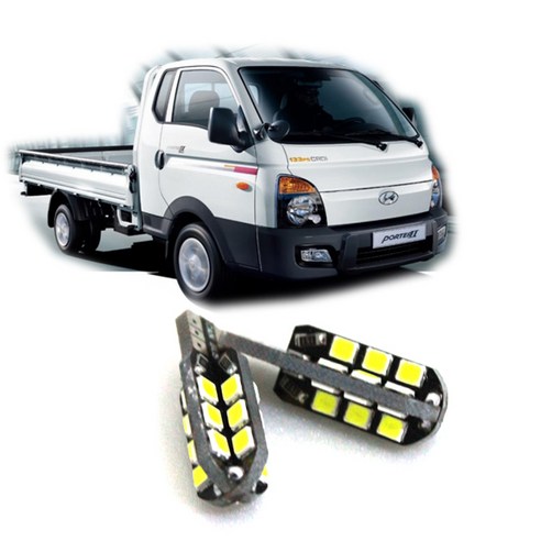 포터2 LED 실내등 엘이디 번호판등, 2열(더블캡) 36mm 6LED-G 2개, 1개