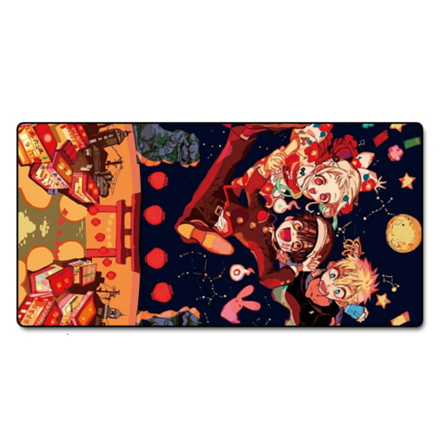 마우스 장패드 지박소년 하나코군 데스크 매트 패드 큐티 캐릭터 게임 마우스패드 2종, 4, 30cm*70cm*0.3