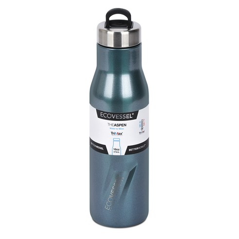 [ECOVESSEL] 뉴아스펜16 473ml 친환경 스테인레스 3중단열 프리미엄 보온보냉병, 블루문