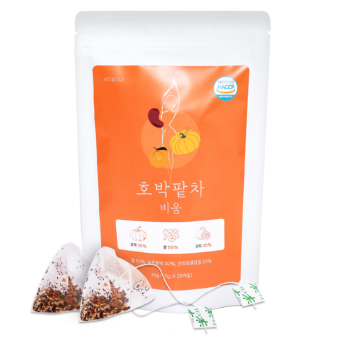 월간건강 비움 붓기 빠지는 호박팥차, 1개, 20개입, 1.5g