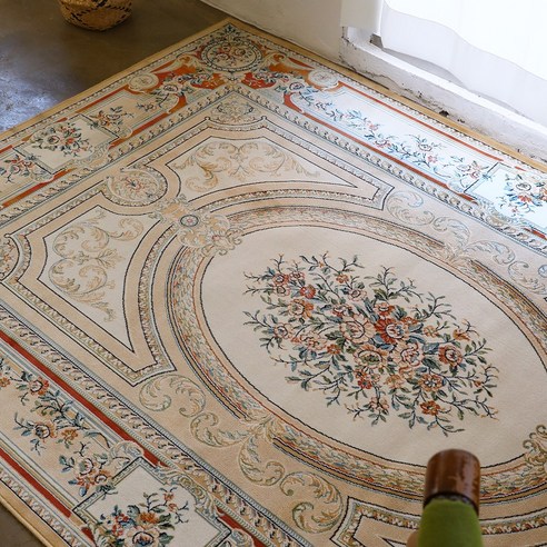 당신의 공간에 예술적인 우아함을 더하는 [바이빔] 벨기에 엘레강스 루즈 러그