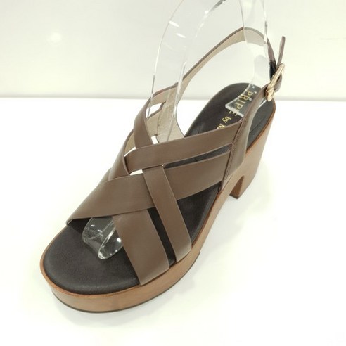 BY 미소페 112224005- 11 여성 정장 캐주얼 통굽 샌들