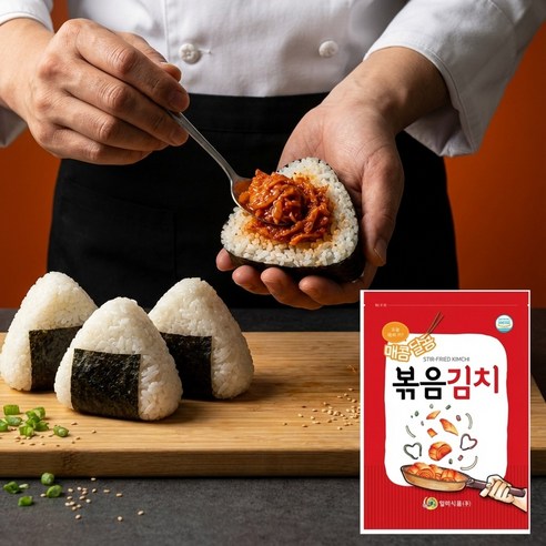 삼각김밥에 딱인 일미 미니볶음김치 500g x 2팩 - 볶음밥용 김치 찌개용, 3개, 500g