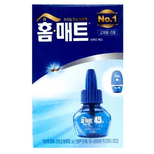 홈매트 리퀴드 에스 액체모기향 교체용 리필 29ml / 45일 지속, 1개