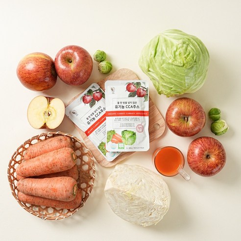 자연의 건강함을 그대로 담은, 자연해답 유기농 CCA 주스로 당신의 하루를 싱그럽게!