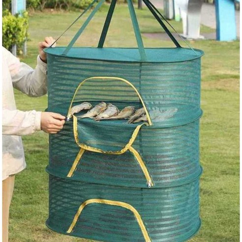 고추건조대 건조채반 말리는 도구 건조기 메쉬 고리, 3단