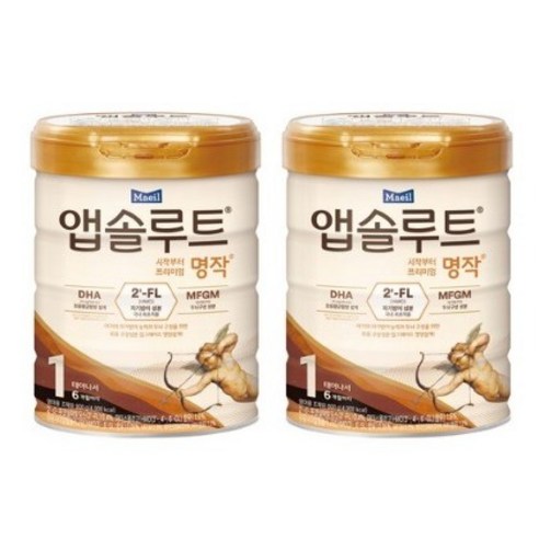 앱솔루트 명작 2FL 분유 1단계, 800g, 26개
