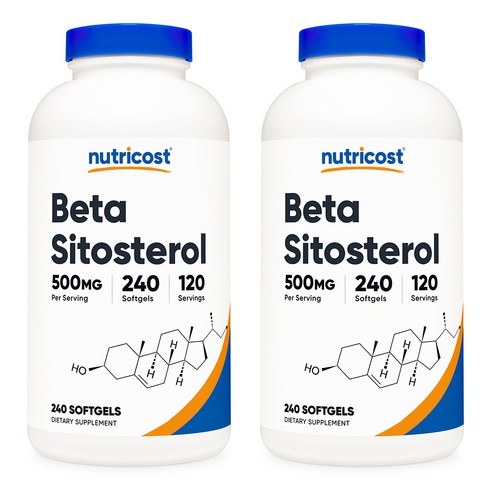 뉴트리코스트 베타 시토스테롤 500mg 소프트젤 240정 2병