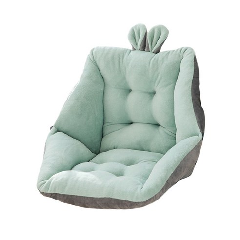 사무실 의자 높은 뒤를 위한 방석 안락 반 동봉하는 1개의 좌석 방석, 녹색, PP 면화
