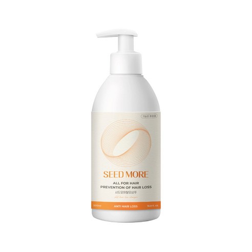 시드모어 탈모 완화 기능성 샴푸 pH약산성 두피관리, 2개, 500ml
