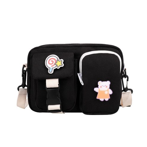 [Love Of Life] 일본식 카와이 작은 크로스 바디 가방 여성용 새로운 패션 2020 나일론 숄더백 휴대폰 가방