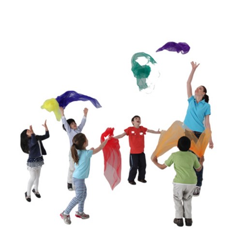 오감을 자극하고 상상력을 키우는 마법 같은 놀이 친구, 아이소파 무지개 스카프