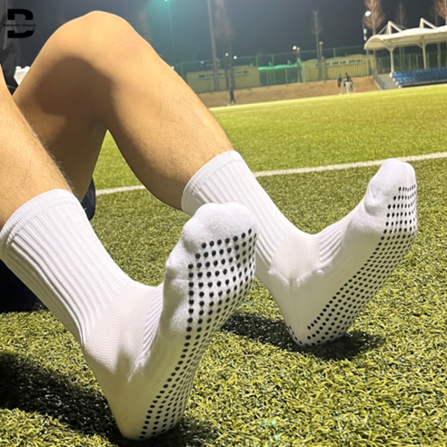 밸런스초이스몰 논슬립 양말, 5켤레, 중목 스포츠양말 (논슬립 X ), 화이트 / FREE