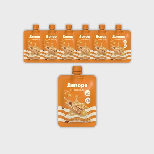 [7회분] 단백질20g 파우치형 단백질쉐이크 미숫가루시리얼, 7개, 40g