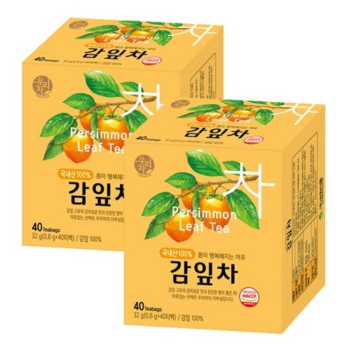 송원 감잎차 40T X 2개, 1개, 1개, 80개입, 800mg