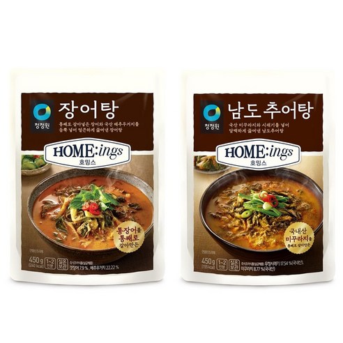 청정원 장어탕6+남도추어탕6 총12개, 250g, 1세트
