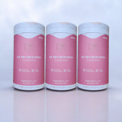 안국건강 저분자 콜라겐 비피더스, 132g, 3개