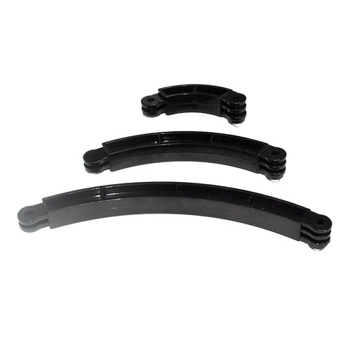 3 개/대 액션 카메라 곡선 마운트 확장 홀더 커넥터 교체 용, type1