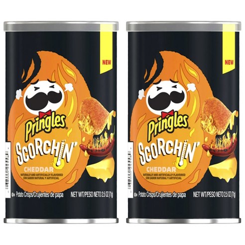 프링글스 매운 체다 맛, 2개, 71g
