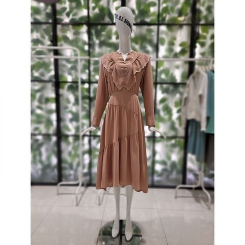 [듀엘] 꽃자수 러플 원피스 D223MSE015(3172346) 백화점