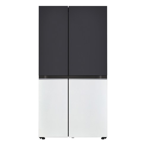 LG전자 오브제컬렉션 양문형 디오스 냉장고 메탈 832L 방문설치, S834BW12