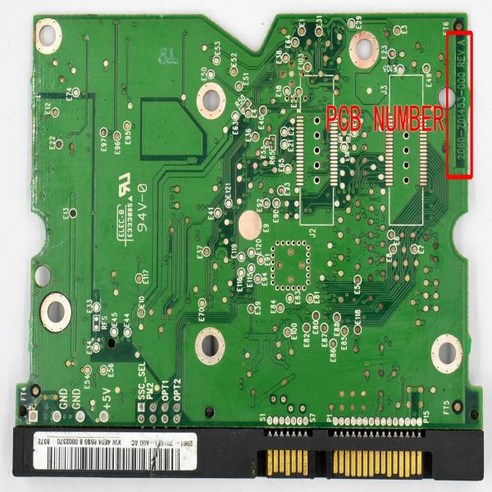 HDD PCB/로직 보드/2061701453A00 REV A / WD1600ADFD, 한개옵션1, 한개옵션0, 한개옵션0