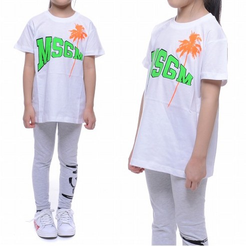 [엠에스지엠] MSGM 화와이안 야자수 반팔 티셔츠 (022086_001_20S)