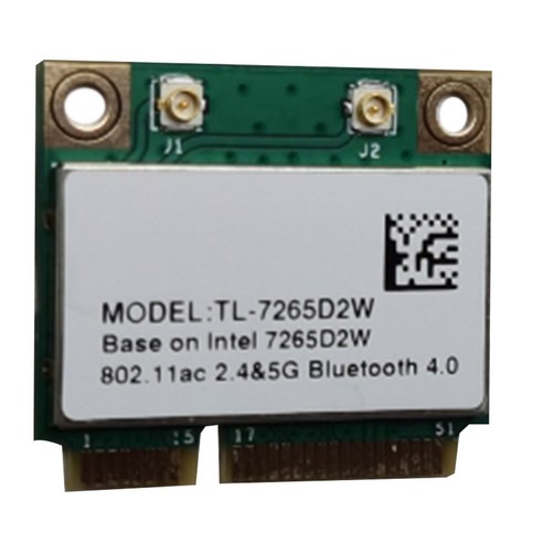 노 브랜드 MC-AC7265 미니 PCI-E 기가비트 듀얼 밴드 블루투스 4.2 무선 네트워크 카드 올인원