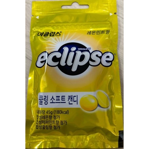 이클립스 쿨링 레몬민트향 /소프트캔디, 2개, 45g