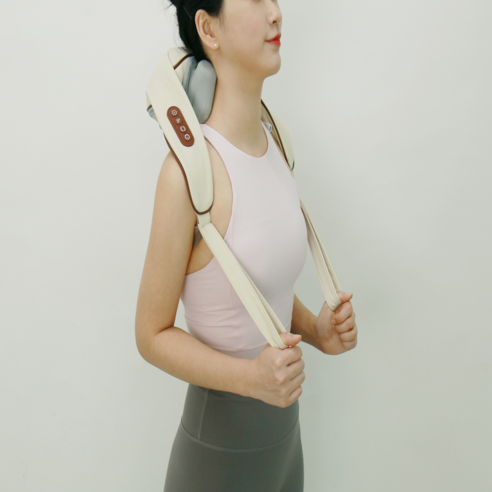 스트레스 해소와 근육통 완화를 위한 편안한 무선 마사지기