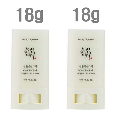 Beauty of Joseon 조선미녀 산들쑥선스틱 18g (SPF50+/PA++++), 1통, 36g