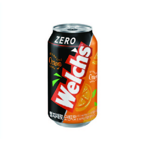 웰치스 제로 오렌지맛, 355ml, 24개