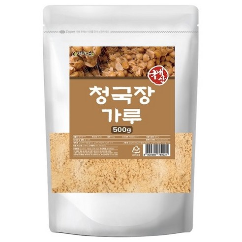 청국장가루 100% 우리콩 국산 청국장분말냄새없는 냄새안나는 청국장, 4개, 500g