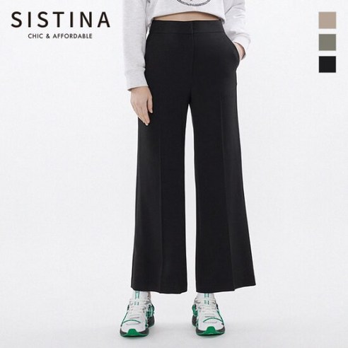 [SISTINA] 히든버튼 부츠컷 팬츠_AWWSLN1108