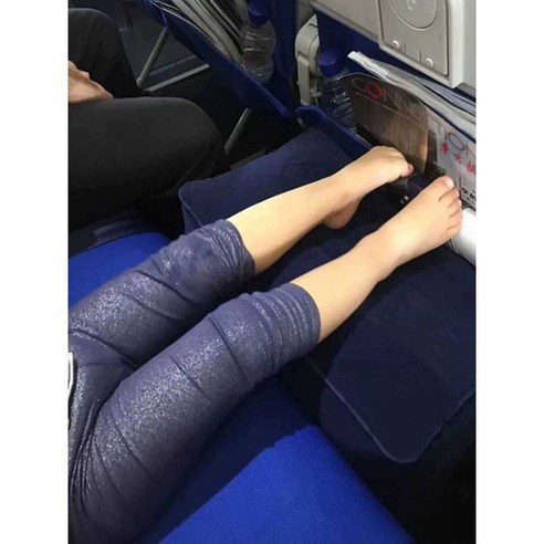 아기비행기침대 받침대 익스텐더 발받침 기내용, 네이비-2단