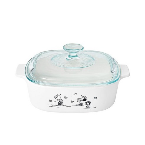 추억과 실용성을 담은 스누피 코닝웨어 파이로세럼 냄비로 즐거운 주방을 완성하세요!