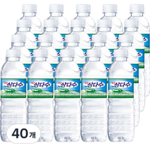 제주 삼다수, 500ml, 40개