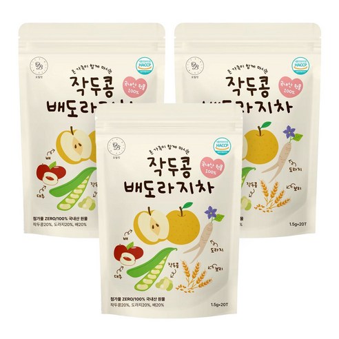 오빌릿 작두콩 배도라지차, 30g, 20개입, 3개