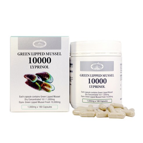 네이쳐스탑 초록홍합 10000mg 180캡슐 + 백화점 상품권 수량별 증정, 180개 Best Top5