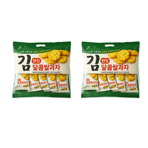 바삭한 즐거움과 달콤한 유혹의 만남: 구운김 달콤 쌀과자 구운김달콤쌀과자