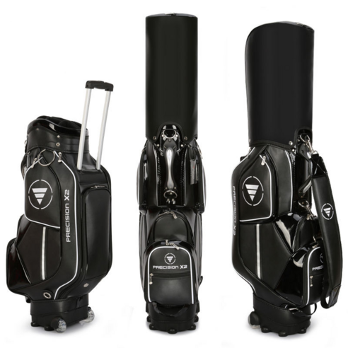 스탠드백 골프경량백 골프 가방 남성과 여성의 타이로드 풀리 백 가벼운 휴대용 방수 표준 볼 백 골프 클럽 가방, 블랙