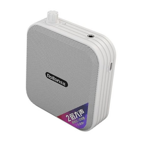 Rolton K600 Little Bee 무선 버전 확성기 휴대용 야외 프로모션 고출력 샤우팅 교사 특별, 2.WHITE