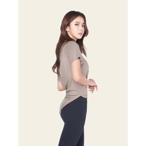 세련된 편안함을 위한 모달 힙커버 티셔츠