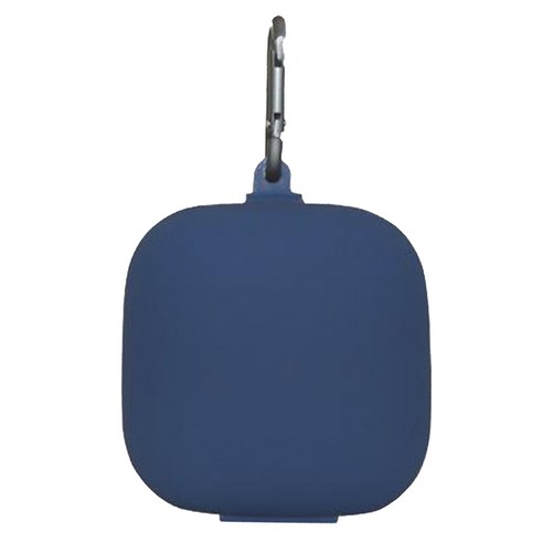 YSSHOP 야외 경량 및 내구성을위한 Powerbeats Pro 및 Carabiner 용 1 피스 실리콘 보호 스킨 커버, 다크 블루, 80x50mm