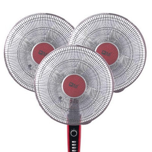 클레어라 스트링 선풍기 안전망 35-40cm, 화이트, 6개