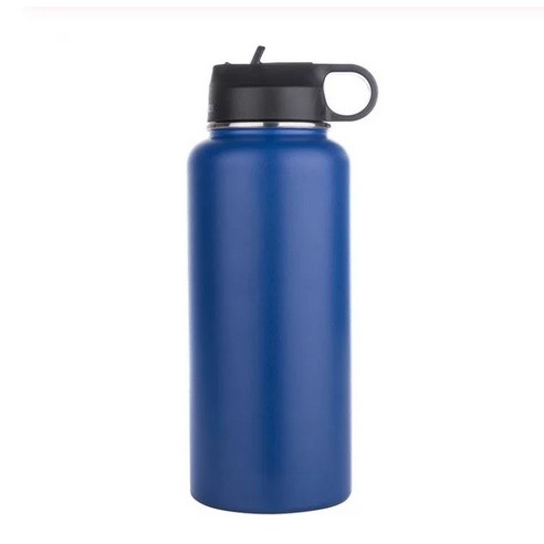 ZZJJC 아이디어 보온병 아이디어 텀블러 아웃도어 보온병, 검푸르다, 32oz/960ml